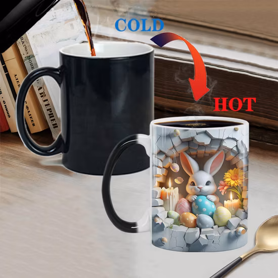 12 oz de gros différentes idées de conception Portcelain Cup en céramique pour le cadeau de la fête des mères