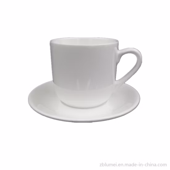 Tasse à café, soucoupe et cuillère à café en céramique personnalisée européenne