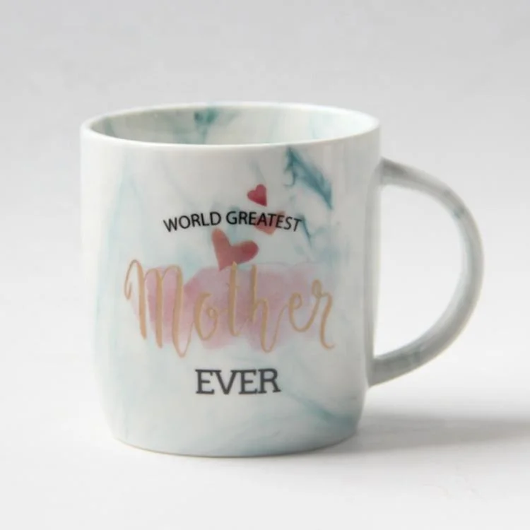 marble Design Porcelain Magic Cup Mother′ S Day Gifts Printing Couple Ceramic Mugs Color Change Coffee Mug Customized