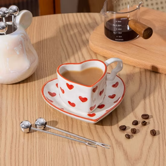 Tasse en céramique Tasse à café de Noël du Père Noël avec boîte-cadeau
