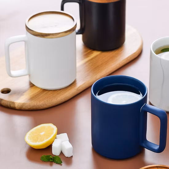 Tasse à café moulée en céramique 3D Santa pour les cadeaux de Noël