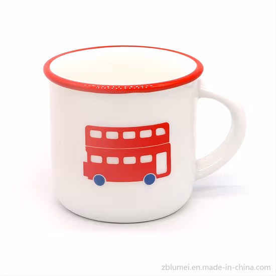 Tasse à café en céramique tasse à thé en porcelaine blanche avec couvercle en silicone