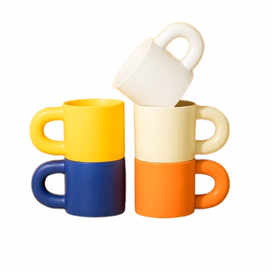 Tasse à café en céramique européenne, tasse à café souvenir haut de gamme pour le thé de l'après-midi