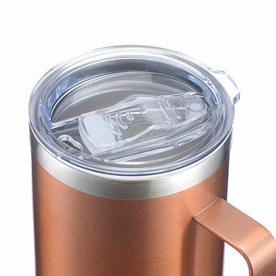 Tasse de bière en acier inoxydable en céramique isolée plaquée de haute qualité en gros